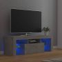 Decoways Tv-meubel met LED-verlichting 120x35x40 cm betongrijs - Thumbnail 2
