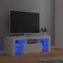 Decoways Tv-meubel met LED-verlichting 120x35x40 cm wit - Thumbnail 2