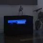 Decoways Tv-meubel met LED-verlichting 60x35x40 cm zwart - Thumbnail 1