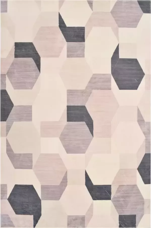 Decoways Vloerkleed bedrukt 120x170 cm polyester meerkleurig