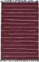 Decoways Vloerkleed chindi handgeweven 80x160 cm katoen bordeauxrood - Thumbnail 1