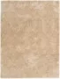 Decoways Vloerkleed shaggy hoogpolig 140x200 cm beige - Thumbnail 2