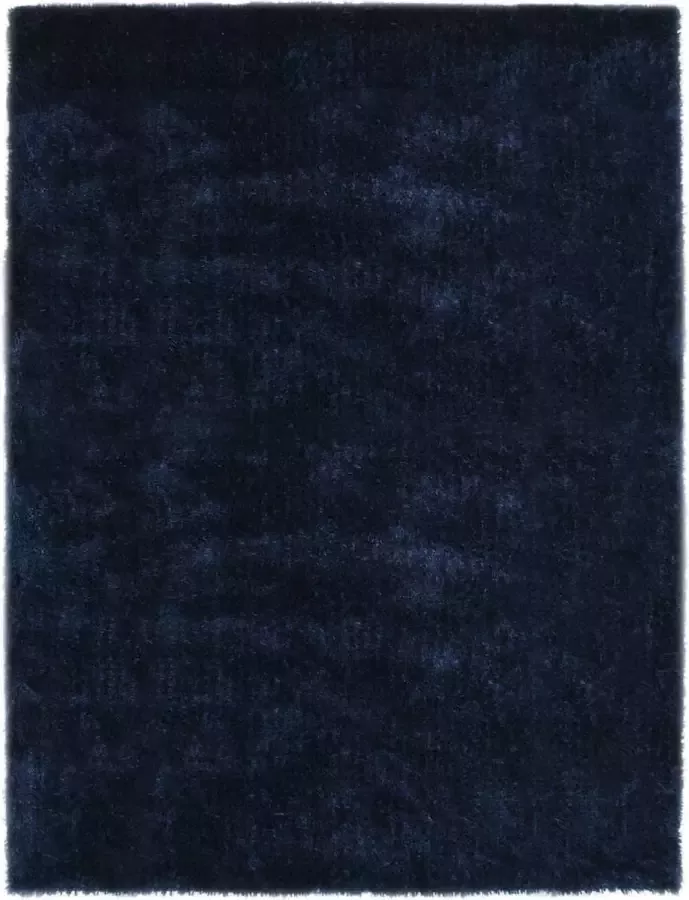 Decoways Vloerkleed shaggy hoogpolig 160x230 cm blauw