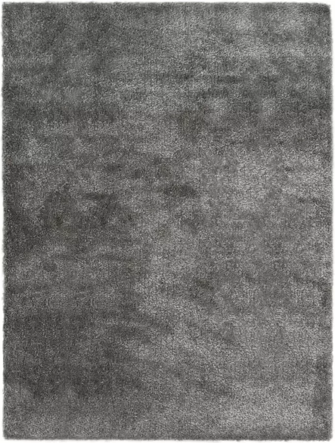 Decoways Vloerkleed shaggy hoogpolig 80x150 cm antraciet