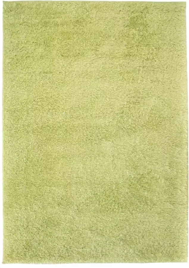 Decoways Vloerkleed shaggy hoogpolig 80x150 cm groen