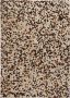 Decoways Vloerkleed vierkant patchwork 120x170 cm echt leer bruin wit - Thumbnail 2