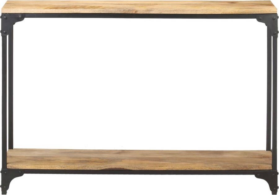 Decoways Wandtafel 110x30x75 cm massief mangohout