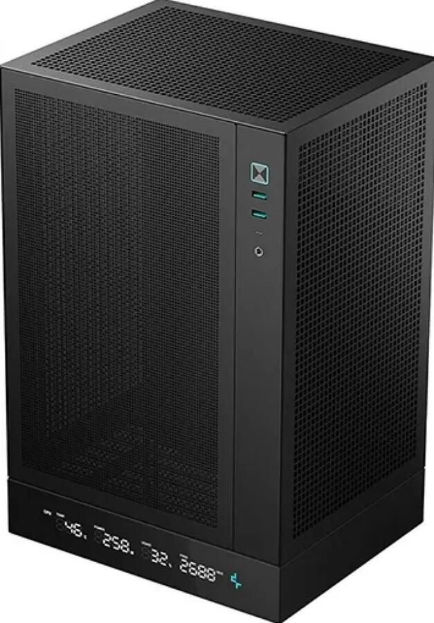 DeepCool CH170 DIGITAL Minitowermodel Mini-ITX zwart