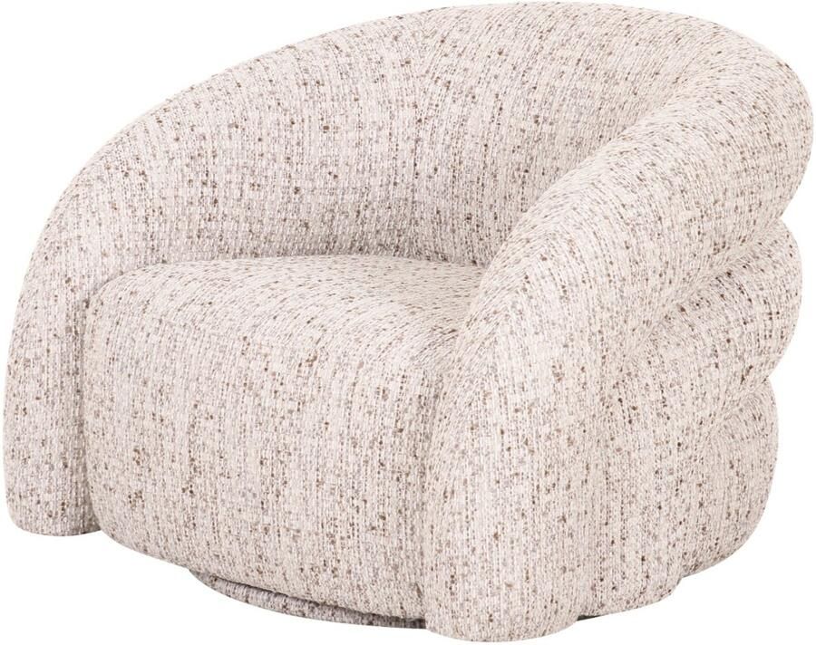Déja Living DÉJA Living Draaifauteuil Bodø Beige Stof 94x83x70cm