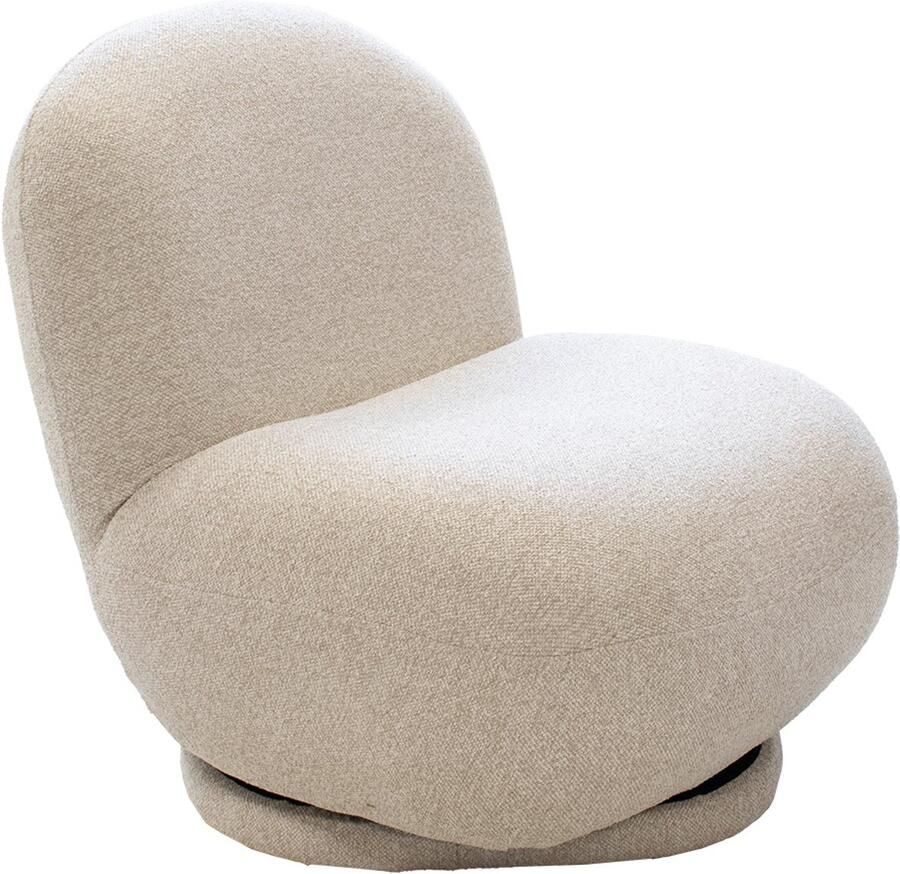 Déja Living DÉJA Living Draaifauteuil Boone Stof Beige