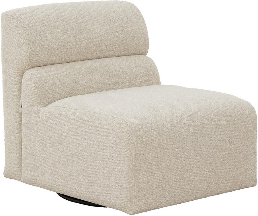 Déja Living DÉJA Living Draaifauteuil Jules Stof Beige