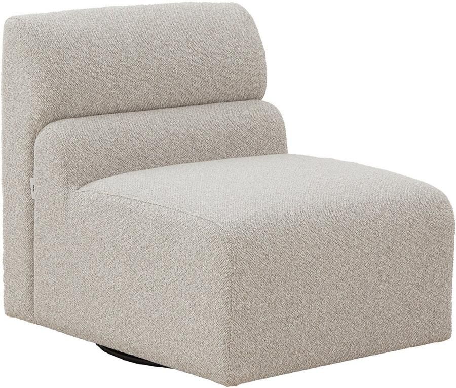 Déja Living DÉJA Living Draaifauteuil Jules Stof Taupe