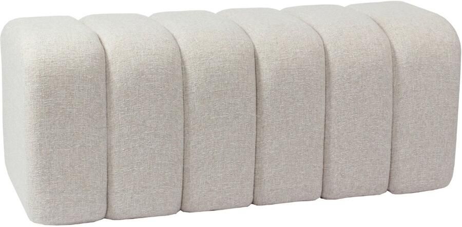 Déja Living DÉJA Living Eetkamerbank Bogense Beige Stof 120x45x48cm