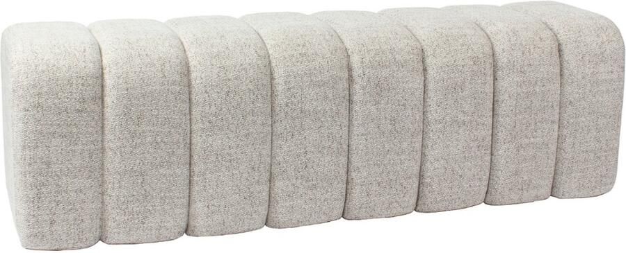 Déja Living DÉJA Living Eetkamerbank Bogense Taupe Stof 160x45x48cm