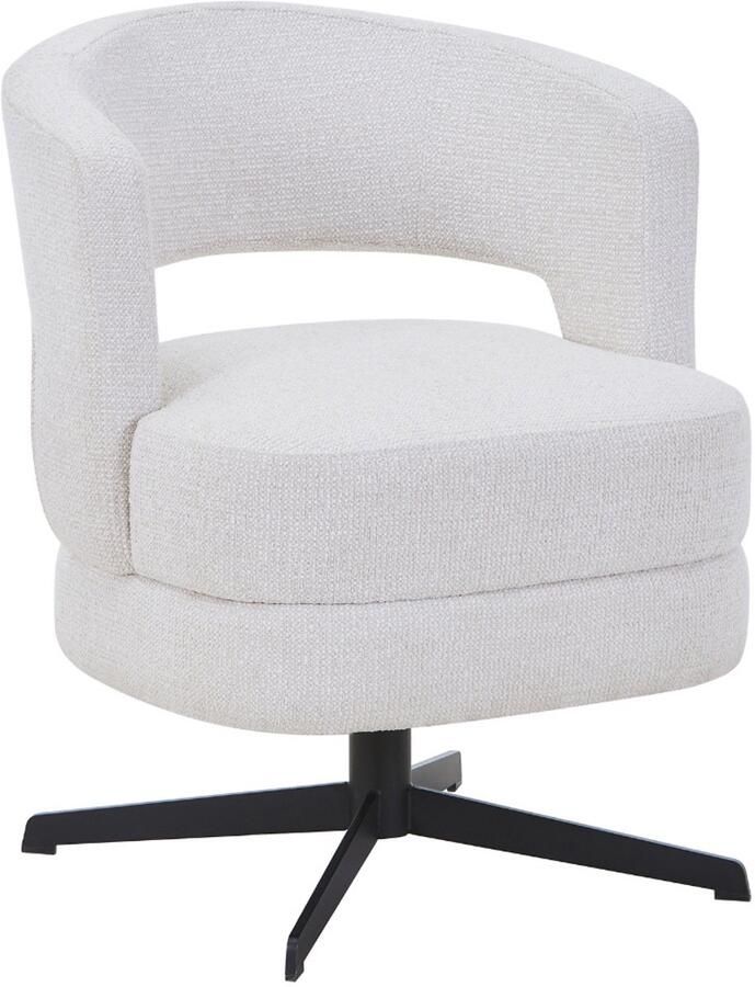 Déja Living DÉJA Living Eetkamerstoel Lave Beige Draaibaar Set van 2