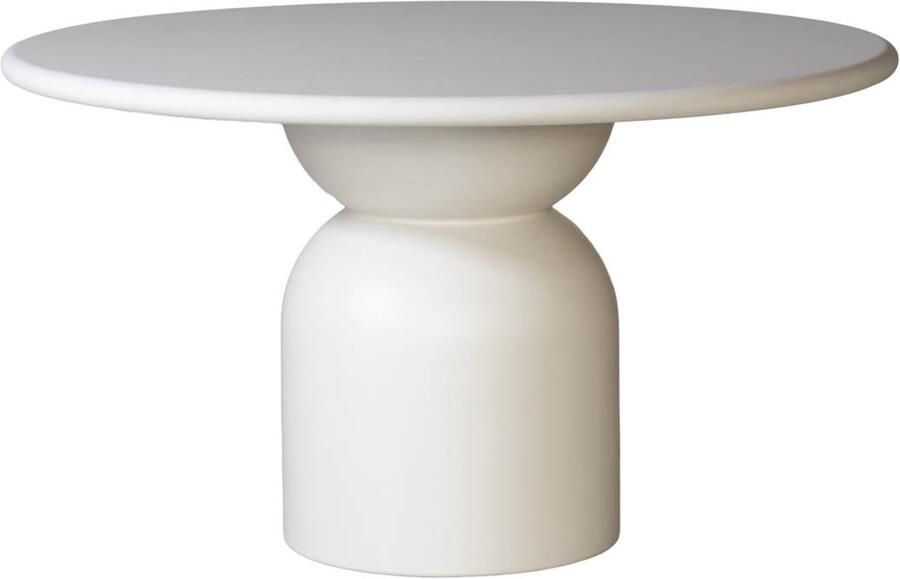 Déja Living DÉJA Living Eettafel Djurö Rond Beige Eco Composiet 130cm