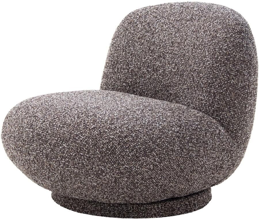 Déja Living DÉJA Living Fauteuil Léa Stof Metaal Taupe