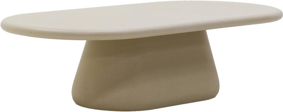 Déja Living DÉJA Living Loungetafel Riva Eco Composiet Ovaal 140x65x39cm