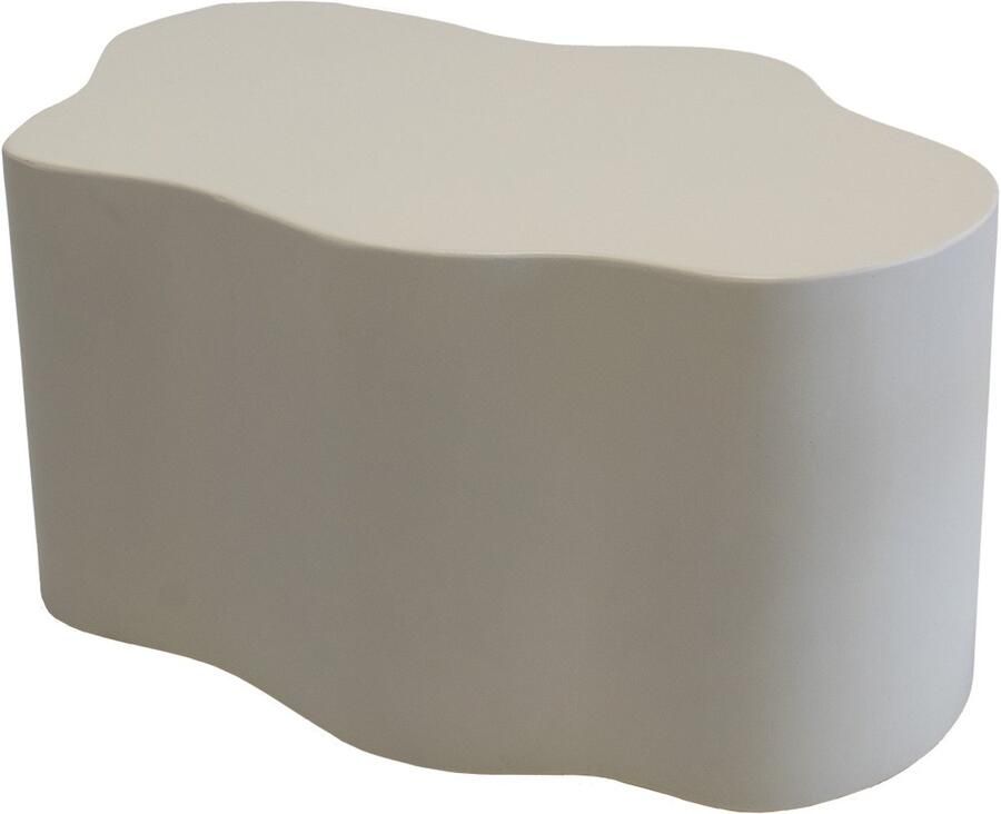 Déja Living DÉJA Living Salontafel Marly Organisch Wit Eco Composiet 100x70x41cm