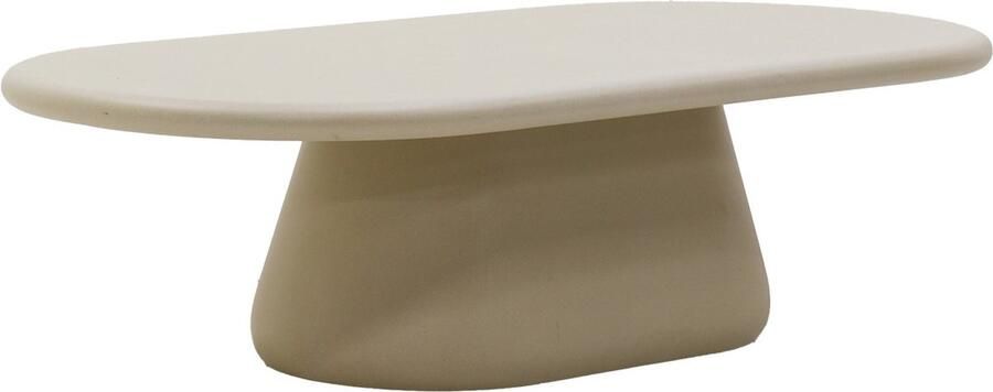 Déja Living DÉJA Living Salontafel Riva Ovaal Eco Composiet 140x65x39cm