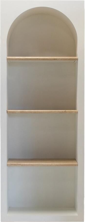 Déja Living DÉJA Living Vakkenkast Vivé Travertin Wit 80x40x210cm