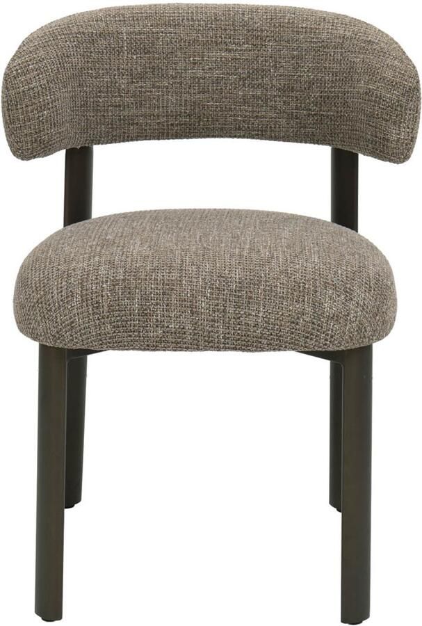 DÉJA Living Eetkamerstoel Alamo Taupe Brons Set van 2 - Foto 4