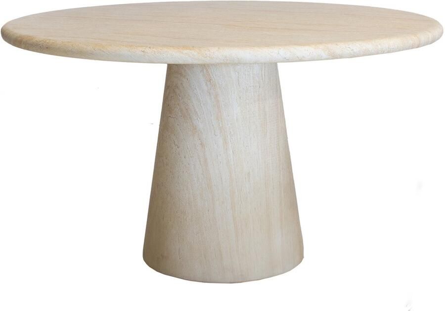 DÉJA Living Eettafel Brunn Rond Travertin 130x130x76cm - Foto 3