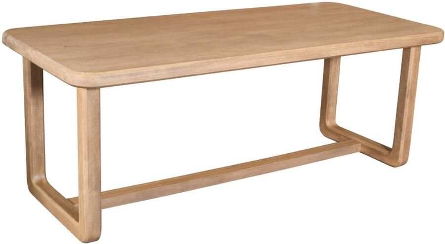 DÉJA Living Eettafel Loja Rechthoek Naturel Mangohout 200x90x76cm