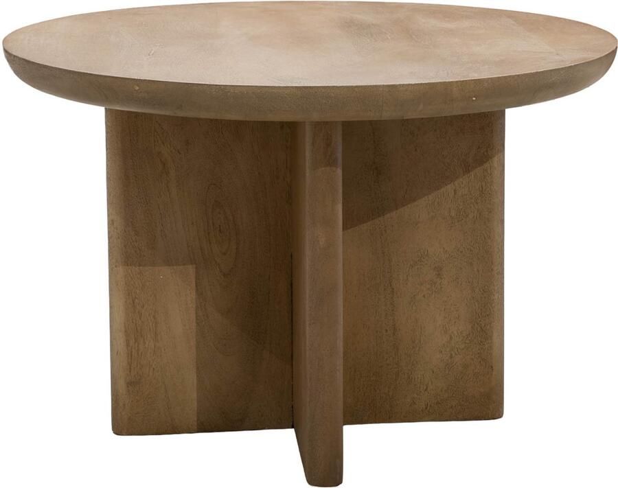 DÉJA Living Salontafel Helsinki Naturel Hout 60x60x39cm