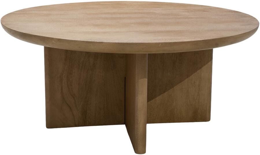 DÉJA Living Salontafel Helsinki Naturel Hout 80x80x35cm