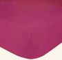 Dekbeddenwereld hoeslaken- jersey- stretch- tweepersoons- 140x200+30cm- geschikt voor boxspring- hot pink - Thumbnail 2