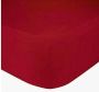 Dekbeddenwereld hoeslaken- jersey- stretch- tweepersoons- 140x200+30cm- geschikt voor boxspring- rood - Thumbnail 2