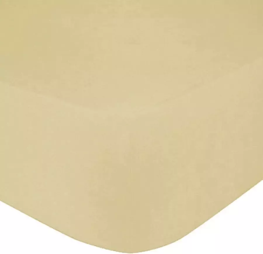 Dekbeddenwereld hoeslaken- jersey- stretch- twijfelaar- 120x200+30cm- taupe