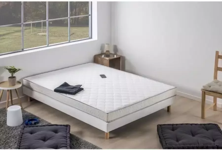 DEKO DREAM KOYSI 140 x 190 matras + boxspringset 5 zones en vormgeheugen 14 cm Stevig