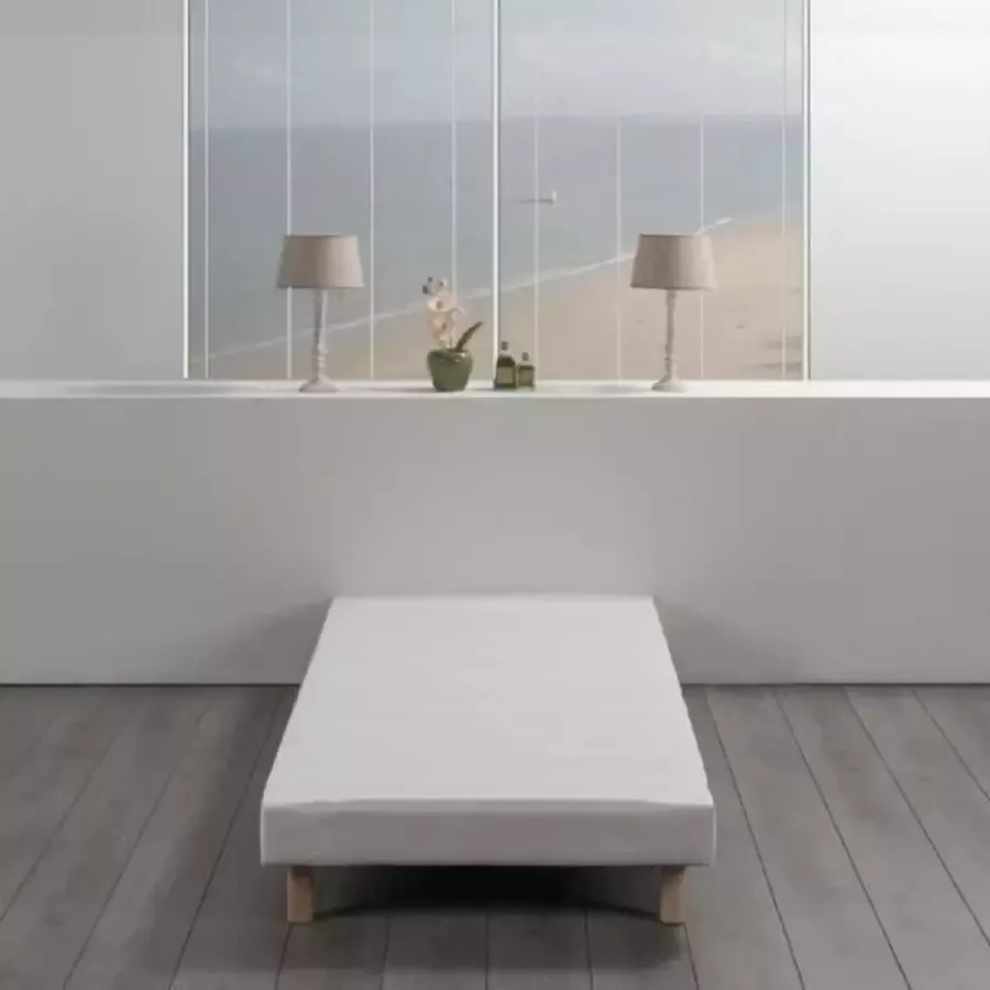 DEKO DREAM Lattenbodem 90 x 190 Massief wit hout + poten Rakenne