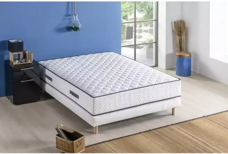 DEKO DREAM Matras + boxspringset 140 x 190 Veren 24 cm 5 zones Evenwichtig ONTSPANNING