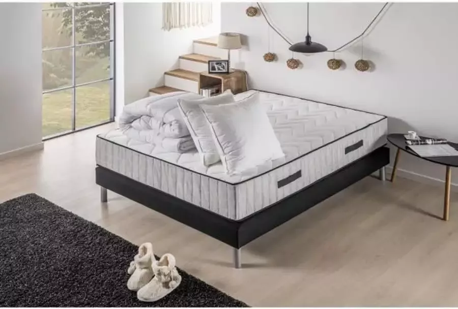 DEKO DREAM Pakket EXTRA klaar om te slapen Matras + boxspring 140x190 + dekbed + 2 kussens