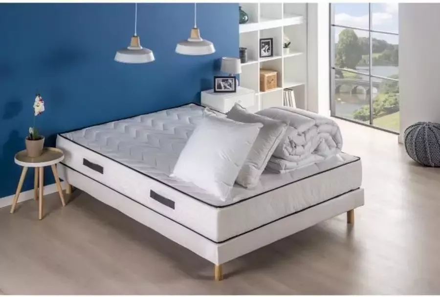 DEKO DREAM RELAX ready to sleep pack Matras + boxspring 140x190 + dekbed + 2 kussens