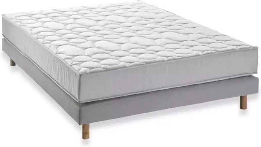 DEKO DREAM Slaapklaar pakket ZEN Matras + bedbodem 140x190 + dekbed + 2 kussens