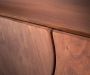 DELIFE TV-meubel Live-edge acacia bruin 220 cm 6 deuren massief houten boomrand lowboard - Thumbnail 2