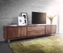 DELIFE TV-meubel Live-Edge Acacia bruin 300 cm 4 deuren 2 laden boomrand tv-kastje - Thumbnail 1