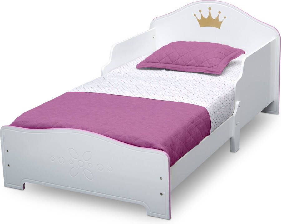 Delta Children Kinderbed Prinsessenthema Roze Wit