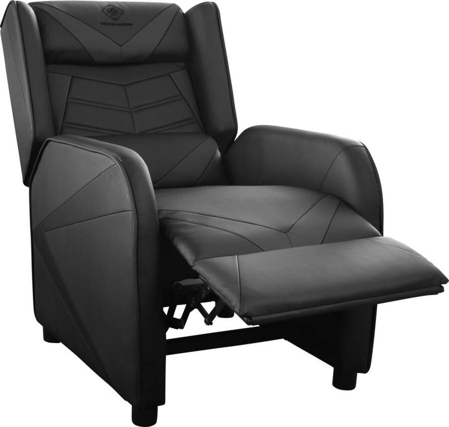 Deltaco DC420 Gaming stoel Fauteuil in Kunstleer met Armleuning Zwart