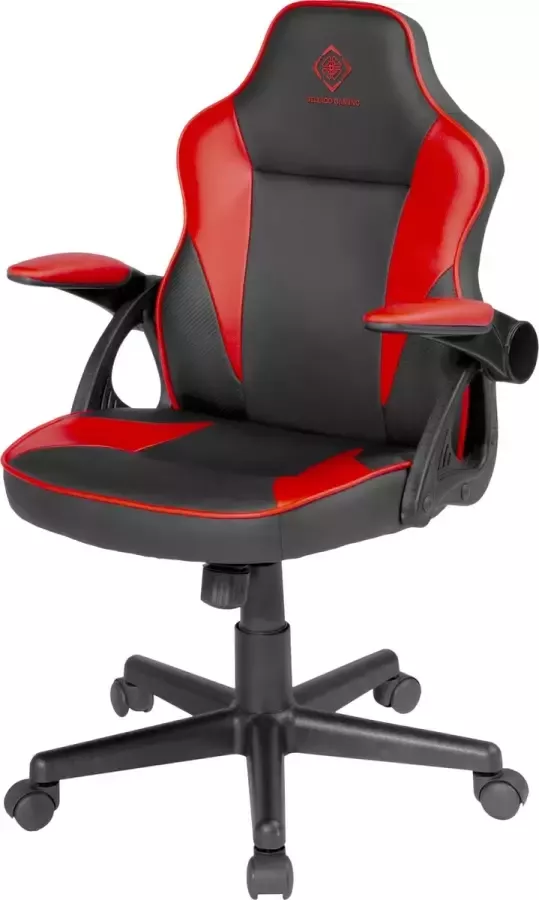 Deltaco Gaming DC120 Junior Gaming Chair In Hoogte Verstelbaar Zwart Rood