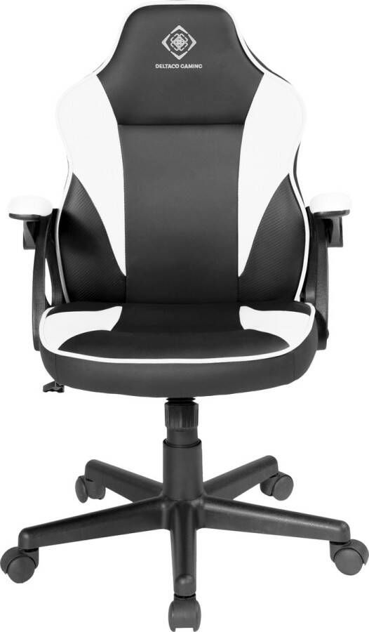 Deltaco Gaming DC120 Junior Gaming Chair In Hoogte Verstelbaar Zwart Wit - Foto 2