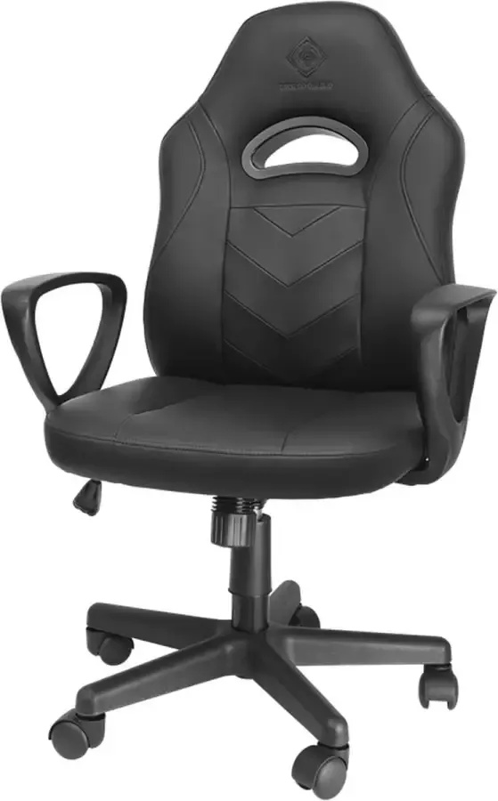 Deltaco Gaming DC110 Junior Gaming Chair 100mm gaslift PU-leather height adjustable Black