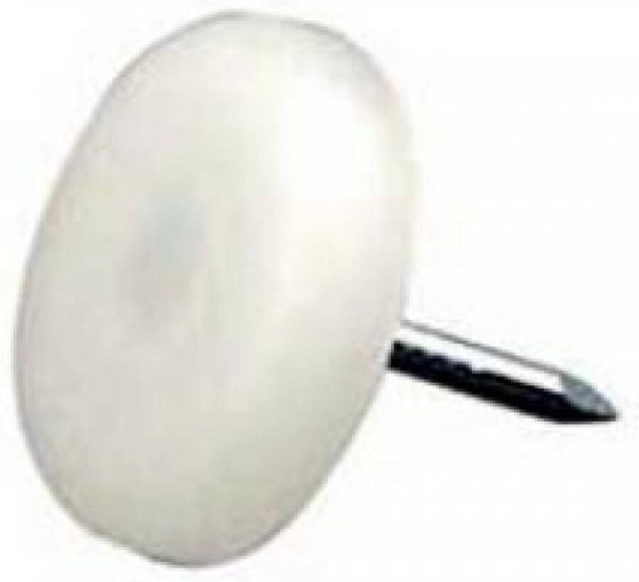Deltafix Meubelglijders Nylon wit 25 mm 12 stuks