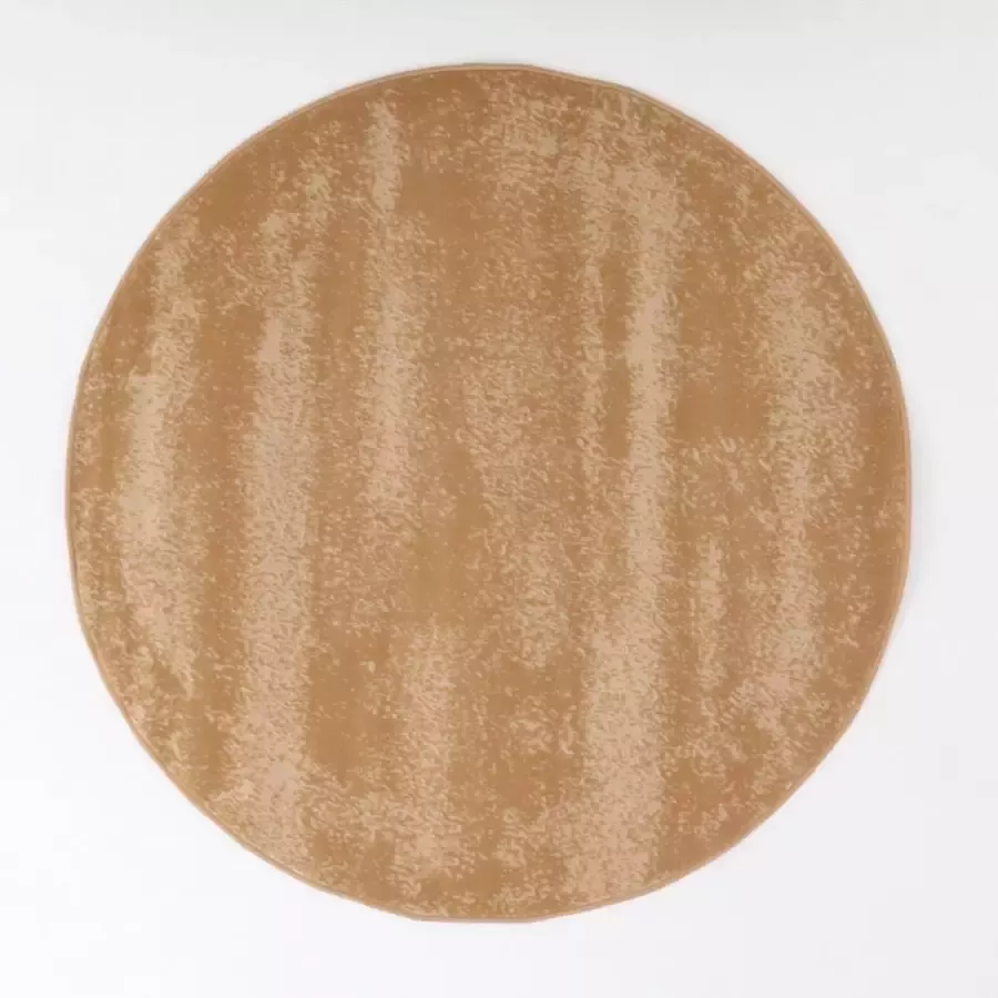 Deludere rond vloerkleed strand Ø160 cm crème crème