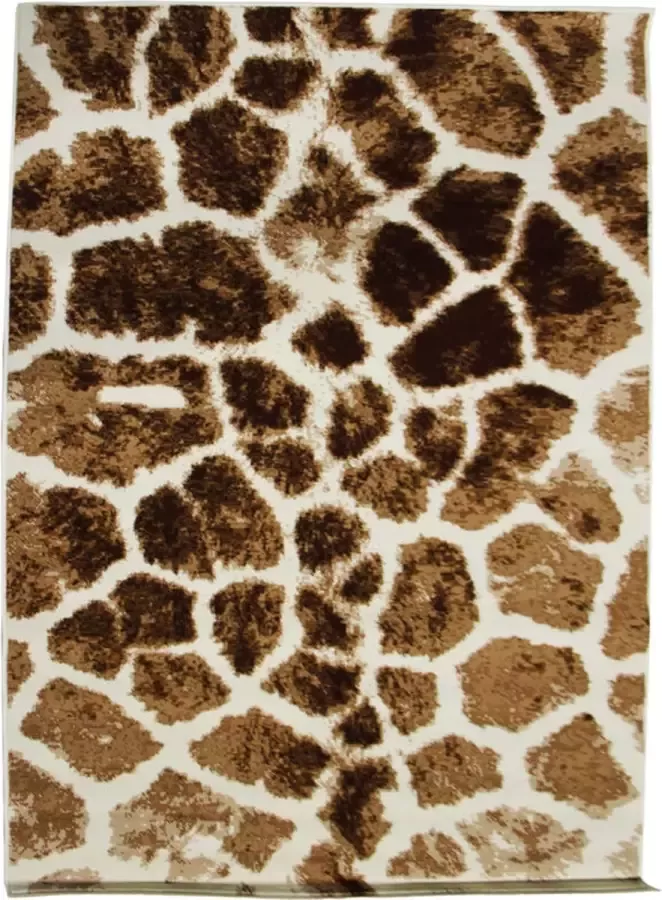 Deludere vloerkleed giraf 60 x 110 cm bruin