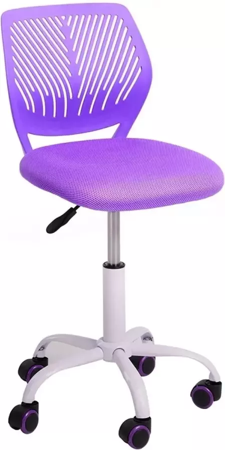 Deluxe HB Bureaustoel kind Zinaps Office Chair Children's Swivel Chair Ergonomische stoel Hoogte-verstelbare draaibare stoel voor meisjes Kinderen Tieners Maximale belasting 100 kg 40 x 44 x 75 x 87 cm
